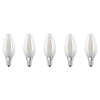 Osram Retrofit LED-Lampen Set Classic B (E14, Nicht Dimmbar, Warmweiß, 470 lm, 4 W, 5 Stk.)