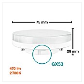 Osram Star LED-Lampe GX53 40 (GX53 , Nicht Dimmbar, Warmweiß, 470 lm, 4,9 W) | BAUHAUS