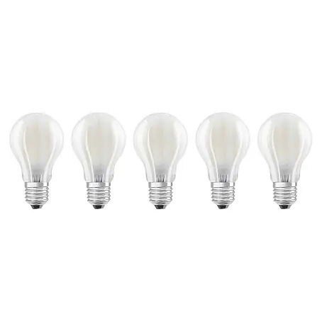 Osram Star LED-Lampen Set Glühlampenform E27 matt