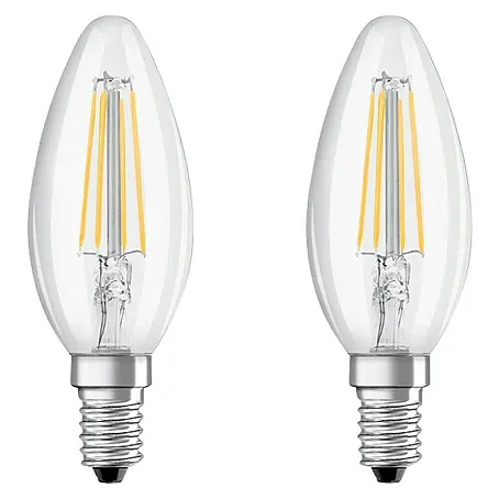 Osram  LED-Lampen Set Kerzeform E14 klar
