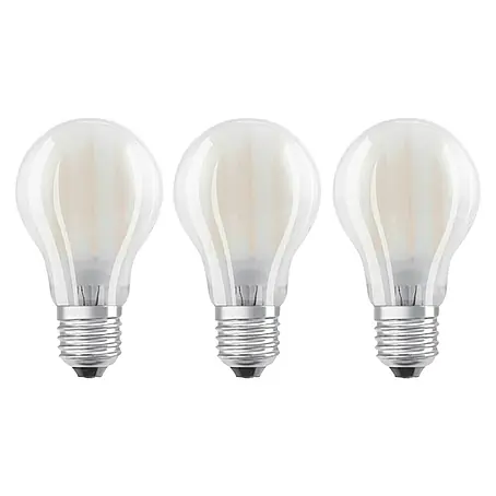 Osram  LED-Lampen Set Glühlampenform E27 matt