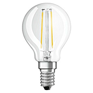 Osram LED-Lampe Tropfenform E14 klar (E14, Nicht Dimmbar, 230 lm, 2 W)