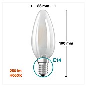 Osram Retrofit LED žarulja CLAS B 25  (E14, Bez prigušivanja, Hladna bijela, 250 lm, 2,5 W) | BAUHAUS