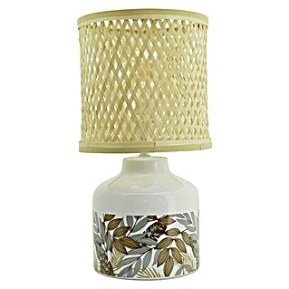 Idp Lampshades Lámpara de sobremesa Penny (40 W, L x An x Al: 17 x 17 x 32 cm, Marrón, Natural, E14)