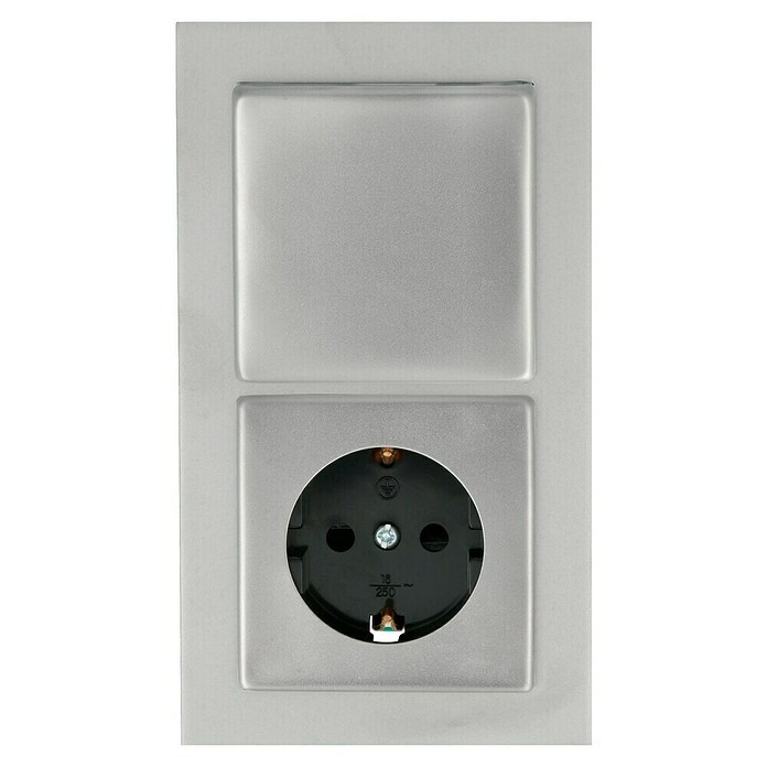 Voltomat FERA Taster (Silber, Unterputz, Edelstahl, 10 A)