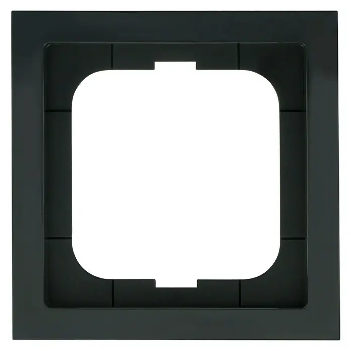 Busch-Jaeger Future Linear Abdeckrahmen 1721-885K - Schwarz matt, 1-fach, Kunststoff - Schwarzer Unterputz-Montagerahmen zur einfachen Installation. Ideal für eine saubere und professionelle Optik Ihrer Beleuchtungslösungen.