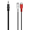 Hama Adaptador de audio (Acoplador RCA, Clavija Jack 3,5 mm) | BAUHAUS