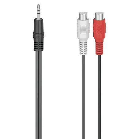 Hama  Audio-Adapter 2x Cinch-Kupplung - 3,5-mm-Klinken-Stecker