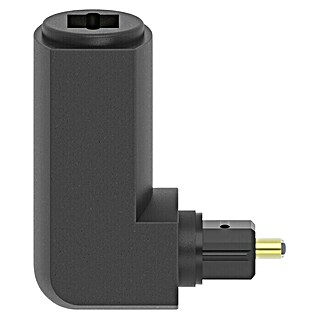 Hama ODT-Adapter Toslink-Stecker - Toslink-Kupplung (Vergoldete Kontakte, 90° abgewinkelt)