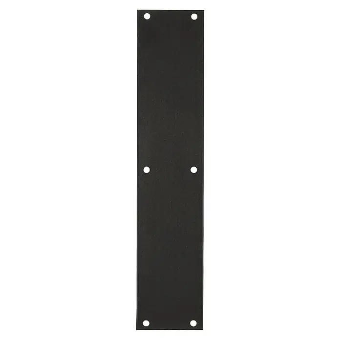 Tischgestell Strong - L x B x H: 38 x 8 x 38,2 cm, Traglast: 250 kg, Stahl, Schwarz - Schwarze Stoßplatte mit Befestigungslöchern für Türen zum Schutz vor Beschädigungen und zur Erhöhung der Haltbarkeit.