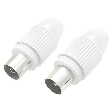 Hama  Koax-Set Stecker / Kupplung, klemmbar