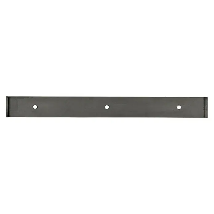 Rei Möbelfuß Strong - L x B x H: 4 x 38,5 x 71 cm, Traglast: 250 kg, Stahl, Schwarz - Metallplatte mit drei Löchern. Diese robuste Platte eignet sich perfekt für verschiedene Montagearbeiten und bietet sicheren Halt.