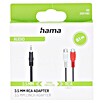Hama Adaptador de audio (Acoplador RCA, Clavija Jack 3,5 mm) | BAUHAUS
