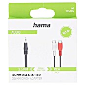 Hama Audio-Adapter 2x Cinch-Kupplung - 3,5-mm-Klinken-Stecker (Länge: 0,1 m) | BAUHAUS