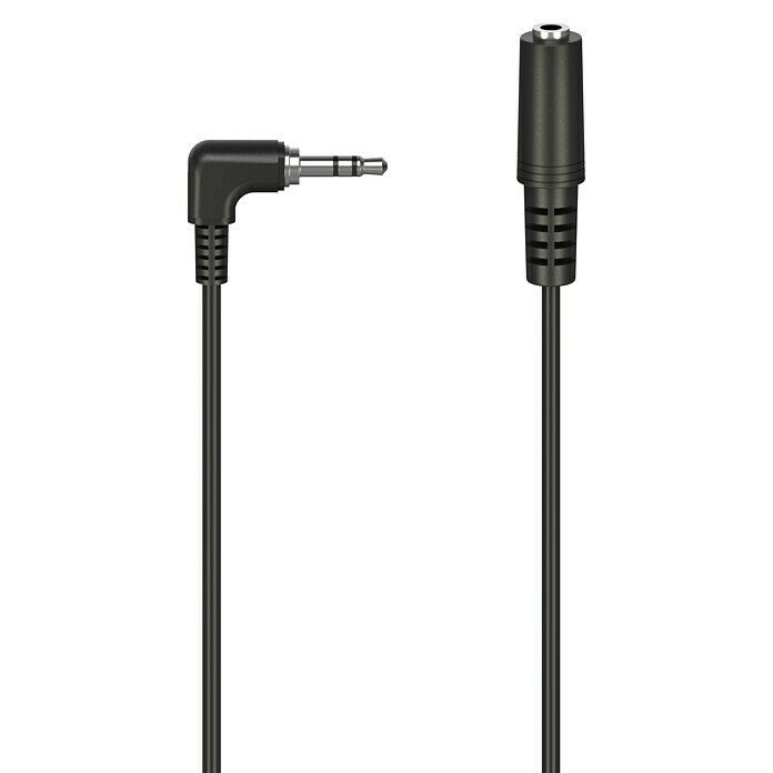 Hama Audio-Adapter 2,5-mm-Klinkenstecker & 3,5-mm-Klinkenkupplung (Schwarz, 0,2 m) | BAUHAUS