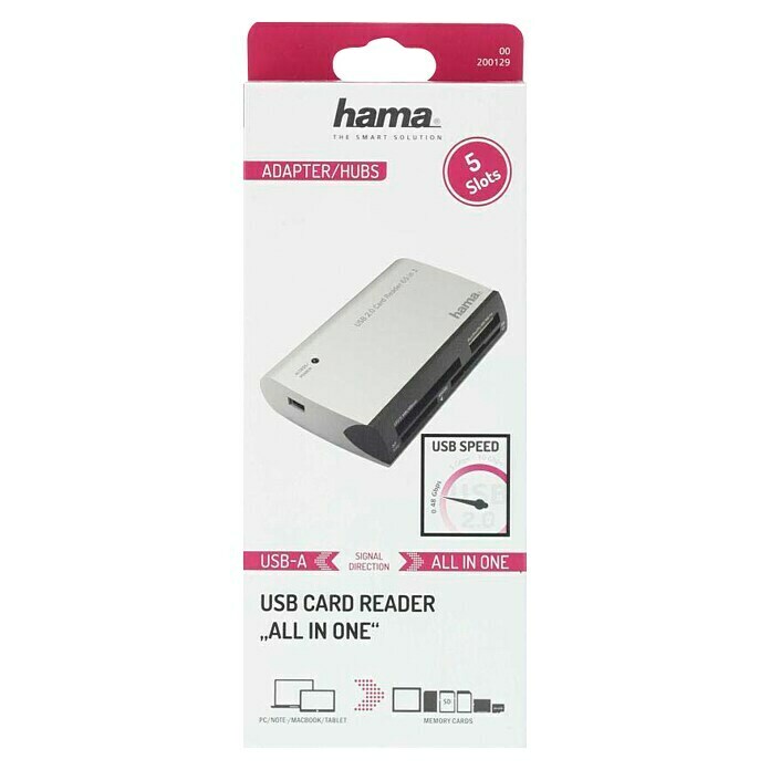 Hama USB-Kartenleser All in One (Bis zu 480 Mbit/s) | BAUHAUS