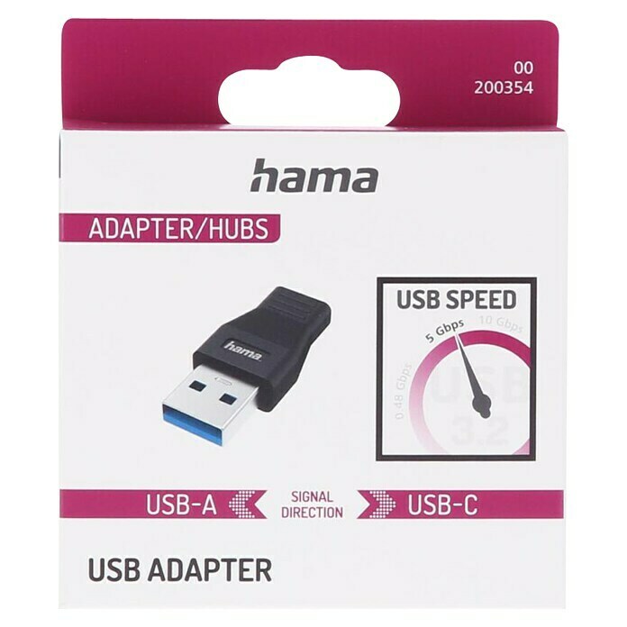 Hama Auto Schnellladegerät Schwarz 32 W, 1x USB-C 1x USB-A PD 3.0