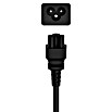 Hama Cable de alimentación trébol (Negro, Largo: 2,5 cm) | BAUHAUS