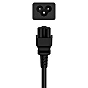Hama Cable de alimentación trébol (Negro, Largo: 2,5 cm) | BAUHAUS