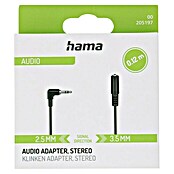 Hama Audio-Adapter 2,5-mm-Klinkenstecker & 3,5-mm-Klinkenkupplung (Schwarz, 0,2 m) | BAUHAUS