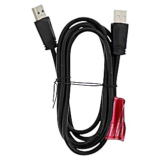 Hama USB-Kabel (1,5 m, USB A-Stecker, Schwarz)