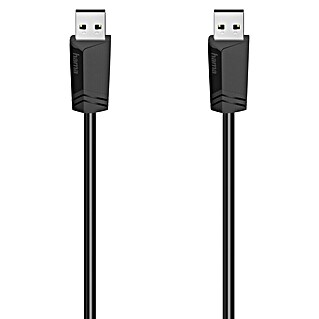 Hama Cable USB (1,5 m, Clavija USB A, Negro)