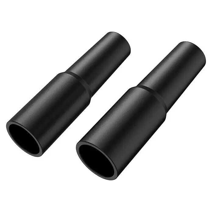 Hama Schutzhülle für F-Stecker - Passend für: Kabeldurchmesser: ca. 5 - 8 mm, Schwarz - Zwei schwarze, texturierte Schlauchverbinder für verschiedene Anwendungen.