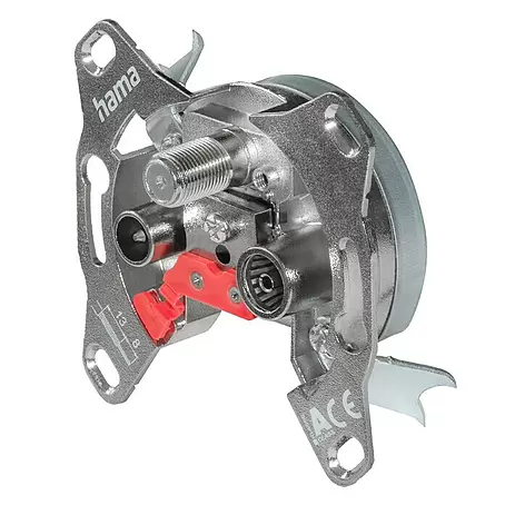 Hama  SAT-Antennendosen-Einsatz 0dB, 4in1