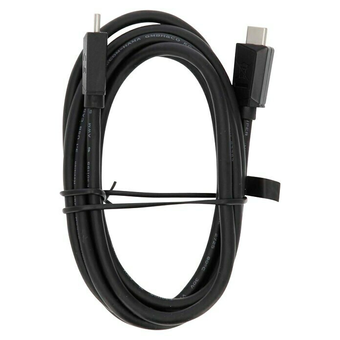 3.2 Hama USB C-Stecker, Schwarz) (1,5 USB Gen1 m, USB-Kabel | E-Marker, \