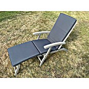 Garten-Liegestuhl Deckchair (Grey Washed, Akazie, Rückenlehne verstellbar) | BAUHAUS