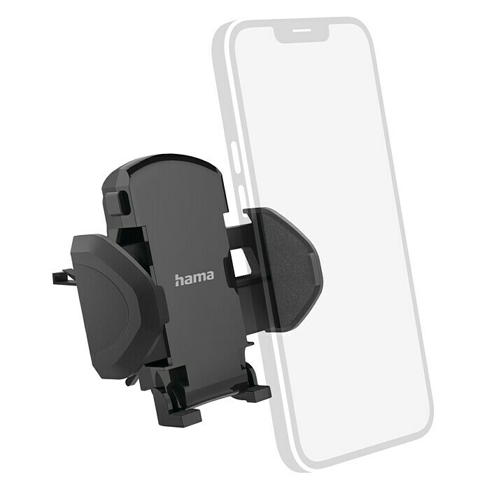 Hama Kfz-Smartphone-Halterung Magnet Alu für Lüftung (360° drehbar, Passend  für: Jedes Smartphone mit und ohne Case oder Schutzhülle)