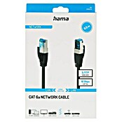 Hama Netzwerk-Kabel CAT-6a (Länge: 0,5 m, Schwarz, RJ45-Stecker, Bis zu 10 Gbit/s) | BAUHAUS