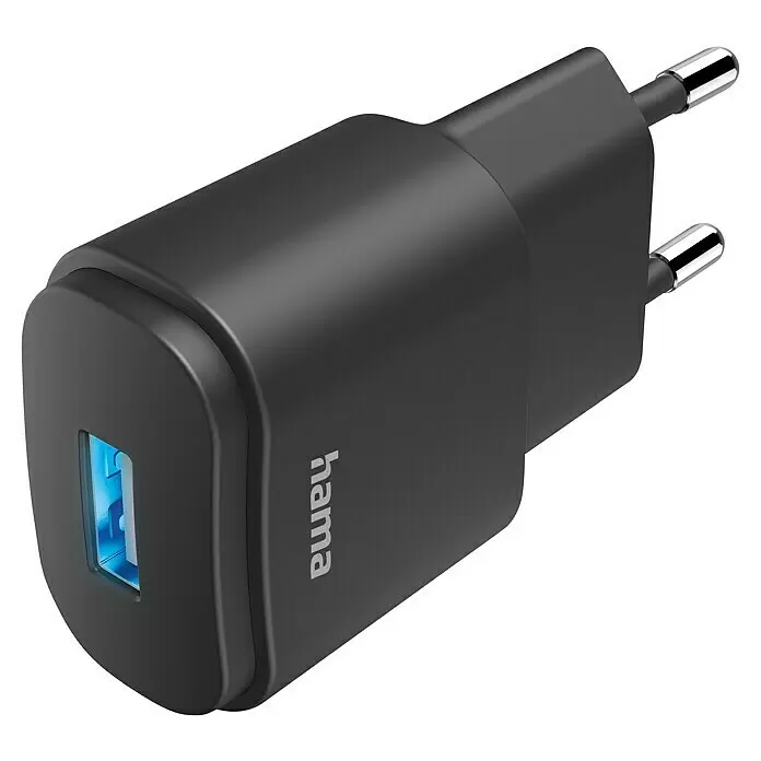 Hama USB-Ladegerät mit A-BuchseSchwarz, 6 W