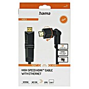 Hama HDMI-Kabel High Speed Stecker-Stecker Rotation (Schwarz, 1,5 m, 18 Gbit/s) | BAUHAUS