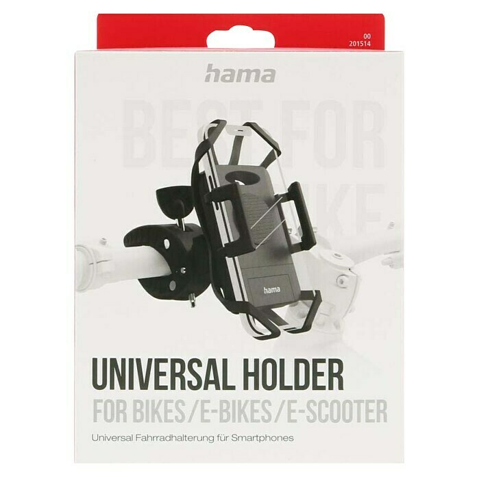 Hama Smartphone-Fahrradhalterung Strong (360° drehbar, Passend für