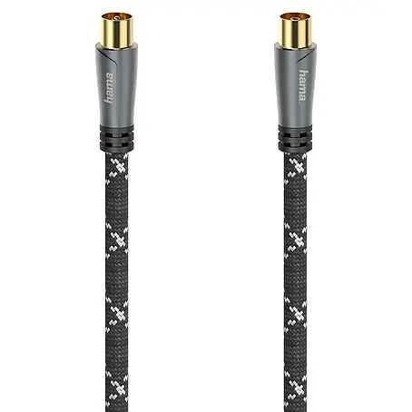Hama  Antennen-Anschlusskabel Koax-Stecker - Koax-Kupplung