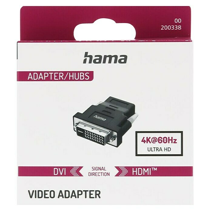 Hama Videoadapter DVI-Stecker - HDMI-Buchse (4K (4096 x 2160 Pixel)) | BAUHAUS