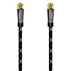 Hama Cable coaxial (1,5 m, Gris/Negro, Medidas de blindaje: 120 dB) | BAUHAUS