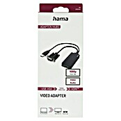 Hama Videoadapter VGA+USB-Stecker - HDMI-Buchse (Schwarz, Kabellänge: 0,15 m) | BAUHAUS