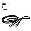 Hama Cable coaxial (1,5 m, Gris/Negro, Medidas de blindaje: 120 dB) | BAUHAUS