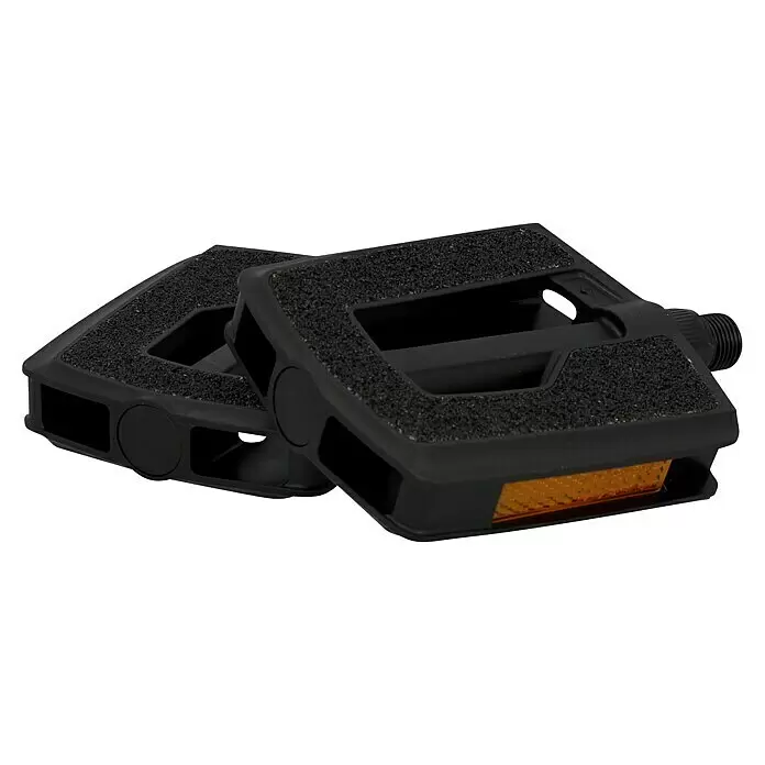 Fischer Fahrradpedal Tour Antirutsch Premium - Rutschhemmend, Anzahl Paare: 1 Stk. - Diagonale Ansicht