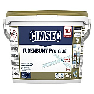 Cimsec Fugenmörtel Fugenbunt Premium (Grau, 5 kg)
