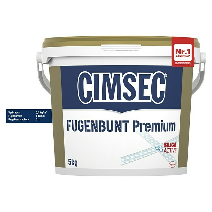 Cimsec Fugenmörtel Fugenbunt Premium (Manhattan, 5 kg)