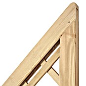T & J Sichtschutzelement Baikal (90 x 180 cm, Natur, Holz) | BAUHAUS