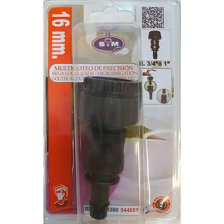 Conector automático para goteo