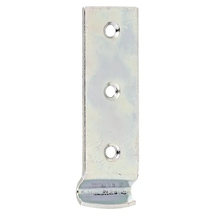 Stabilit Cierre de gancho - An x L: 25 x 83 mm, Zincado - Cinta metálica con tres agujeros. Ideal para sujetar diversos objetos. Robustez y versatilidad.