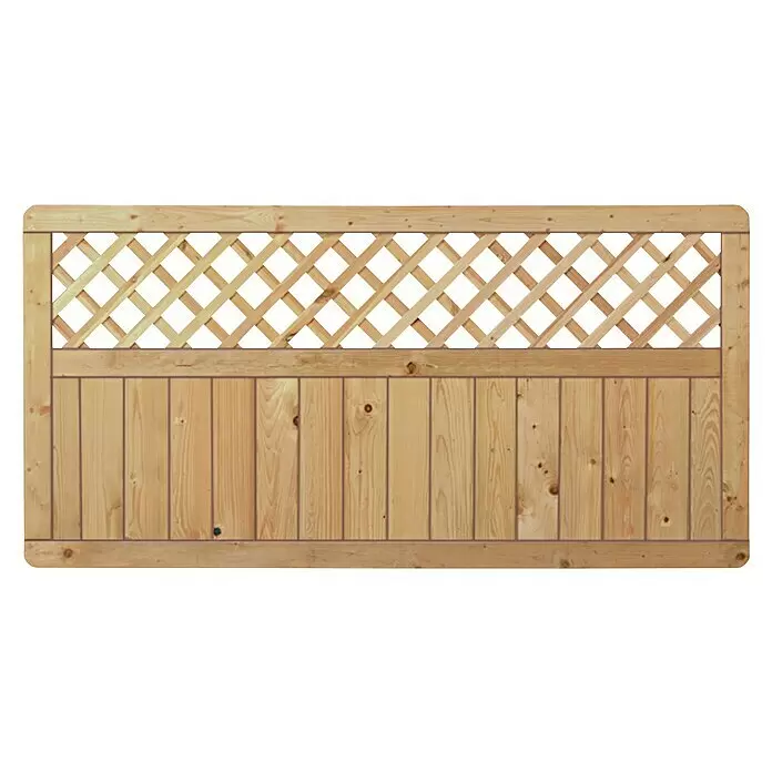 T & J Sichtschutzelement Classic - 180 x 90 cm, Holz - Vorderansicht