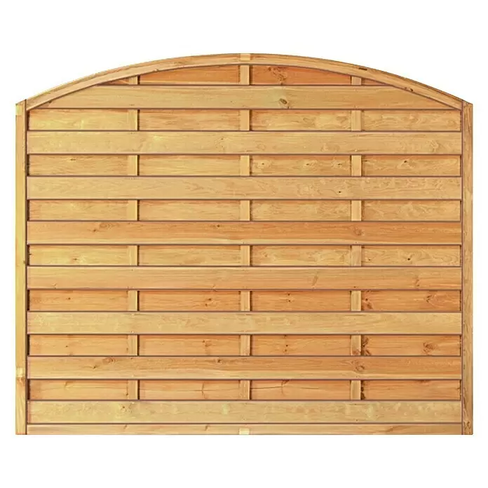 T & J Sichtschutzelement Maxi - B x H: 180 x 150 cm, Holz, Kesseldruckimprägniert Grün - Vorderansicht