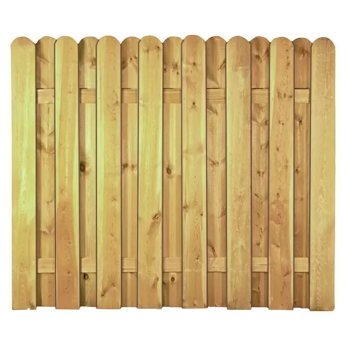T & J Sichtschutzelement Daan - B x H: 180 x 150 cm, Holz - Vorderansicht