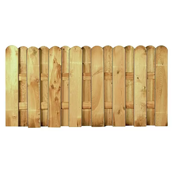 T & J Sichtschutzelement Daan - B x H: 180 x 90 cm, Holz - Vorderansicht